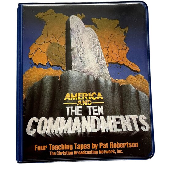 America and Ten Commandments Teaching Tapes Pat Roberts Audio Book Cassette u - Picture 1 of 3